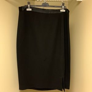 Andrea Polizzi for Rex Lester black skirt with satin waist